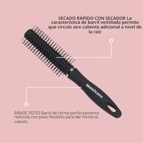 Manicare ▫️ Escova Redonda para Cabelo, Volume, Ondas e Secagem 4