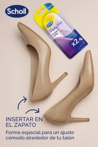 Dr. Scholl's ▫️ Scholl Party Feet Retro Talón – Almofadas de gel transparente para proteção do calcanhar, palmilhas antiderrapantes contra atrito e deslizamento, conforto discreto para sapatos de senhora, Ultraslim 5