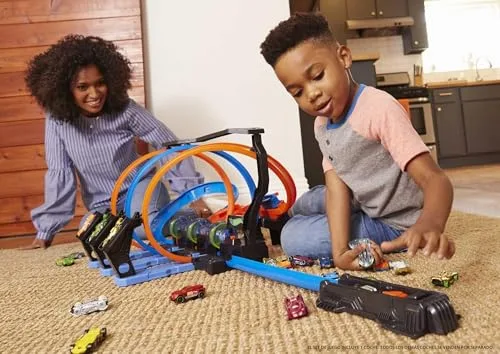 Hot Wheels ▫️ Conjunto de pista e carro Corkscrew Crash 2