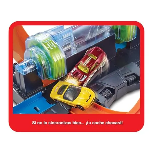Hot Wheels ▫️ Conjunto de pista e carro Corkscrew Crash 4