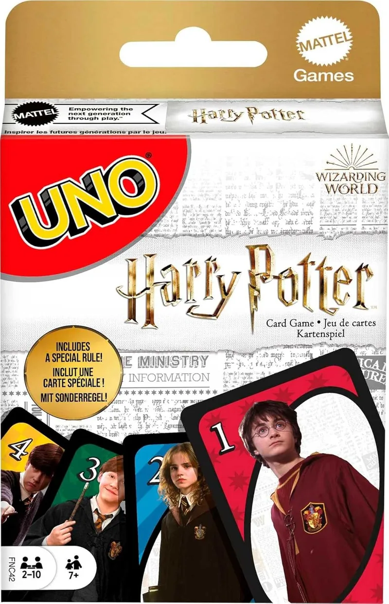 Mattel Games ▫️ Jogo de cartas UNO Harry Potter (FNC42)