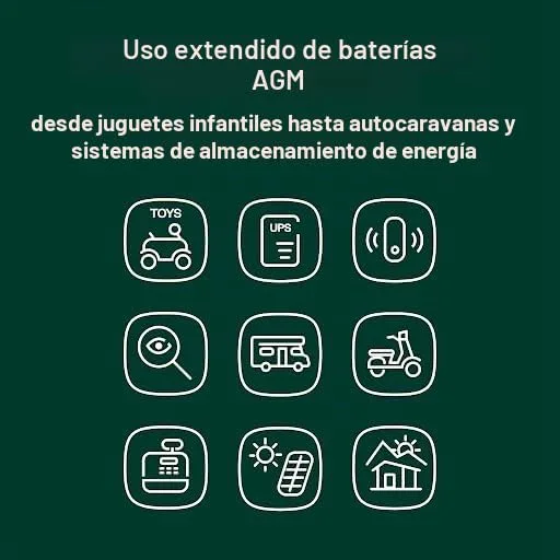 Green Cell ▫️ Bateria de chumbo AGM 12 V 7 Ah VRLA para caixas e balanças 5