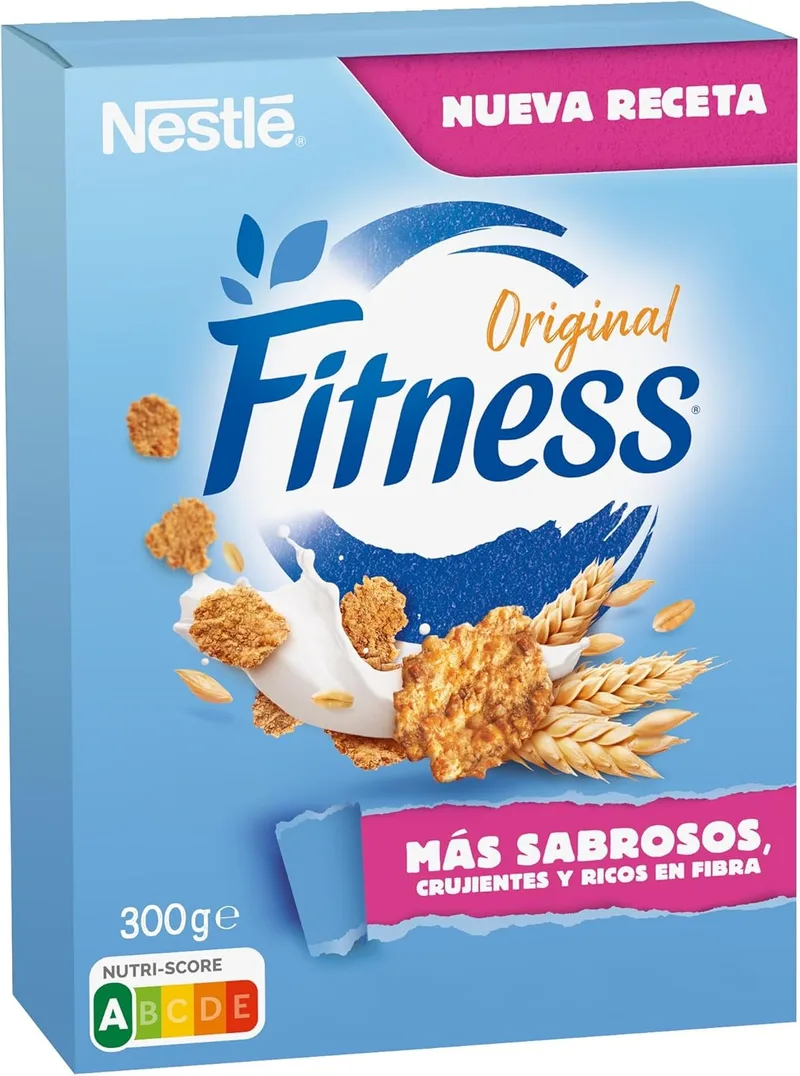 Fitness ▫️ Cereais Nestlé Original Trigo Integral e Flocos de Arroz Torrados, pacote de 300 g