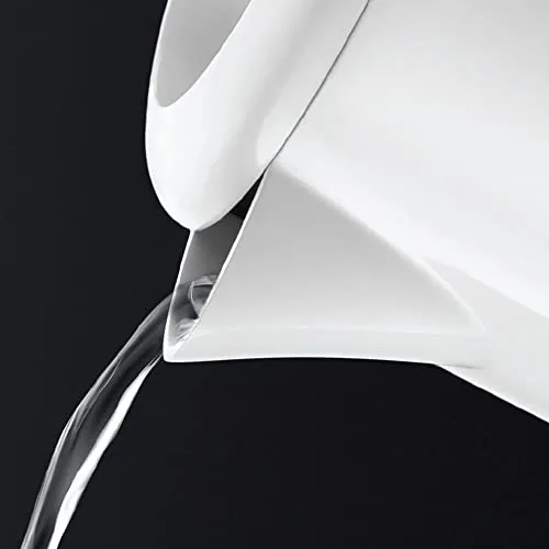 Russell Hobbs ▫️ Fervedor Elétrico de Água Travel - 0,85 litros, 1000 W, Fervedor de viagem, 2 chávenas e colheres, filtro removível, indicador do nível de água, plástico, branco - 23840-70 2