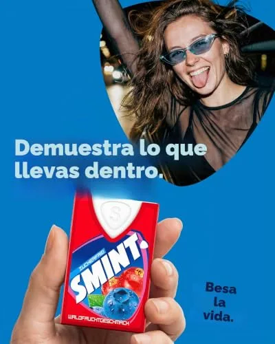 Smint ▫️ Tabs Frutas Silvestres, Pastilhas sem açúcar, Embalagem de 12 unidades 2