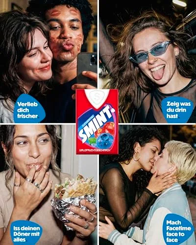 Smint ▫️ Tabs Frutas Silvestres, Pastilhas sem açúcar, Embalagem de 12 unidades 4