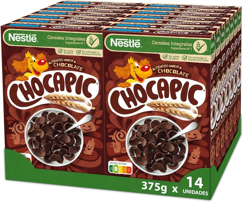 Cereales Nestlé ▫️ Nestlé Chocapic Cereais - 375 g (Embalagem de 14)