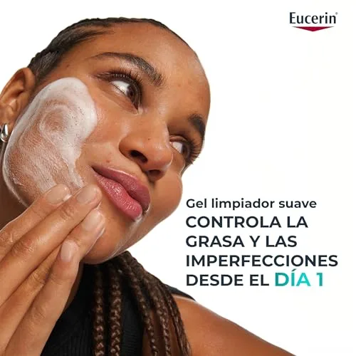 Eucerin ▫️ DermoPure Clinical Gel de Limpeza Purificante (200 ml), gel de limpeza com ácido salicílico para peles com tendência acneica e sensíveis, gel de limpeza facial e corporal para peles oleosas 5