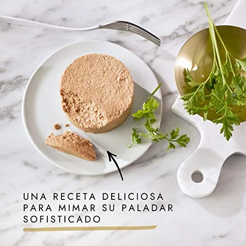 Gourmet ▫️ Gold Mousse, Comida húmida para gatos adultos, Mousse de peixe do oceano, Embalagem com 24 latas de 85 g 2