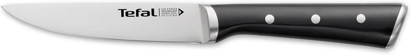 Tefal ▫️ Ice Force - Faca Universal de 11 cm, Aço Inoxidável | Tecnologia Ice Force -120 °C, Lâmina Resistente à Corrosão, Cabo Rebitado, Corte Preciso, Seguro e Duradouro