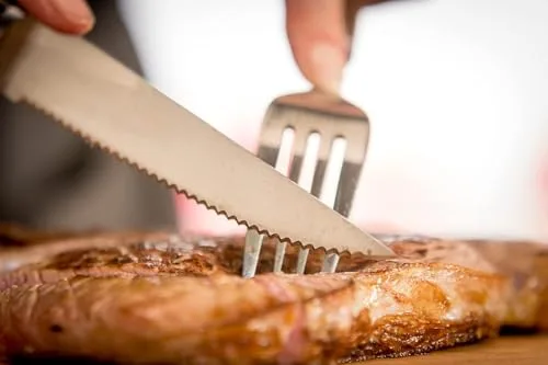 Tefal ▫️ Ice Force - Conjunto de 4 facas de carne, aço inoxidável 2