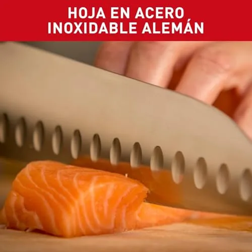 Tefal ▫️ Ice Force - Faca Santoku de 18 cm, aço inoxidável 5
