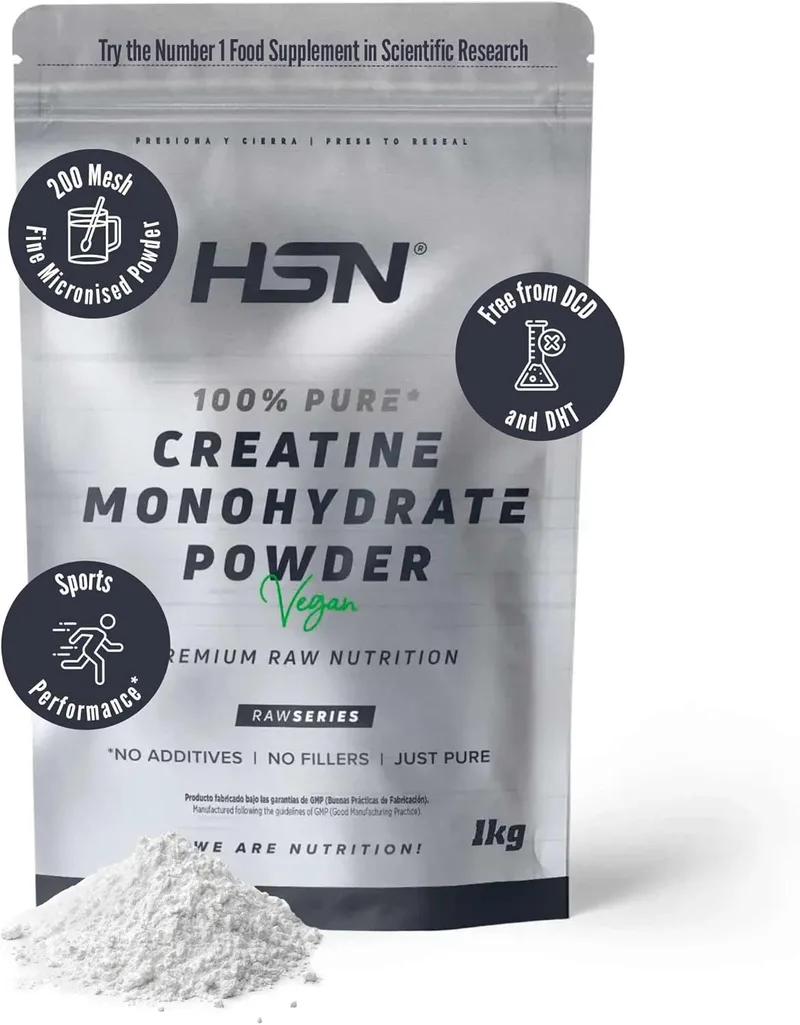 HSN ▫️ Creatina Monohidratada em Pó (200 mesh) Sem Sabor 1 Kg