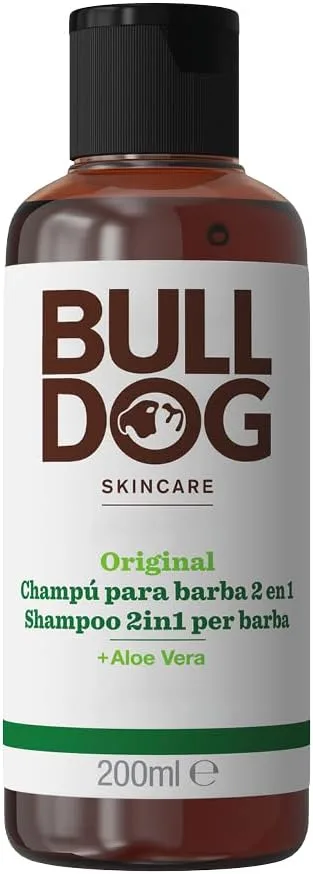 Bulldog Skincare for Men ▫️ Original: Champô e Condicionador para a Barba - Branco, 200 ml