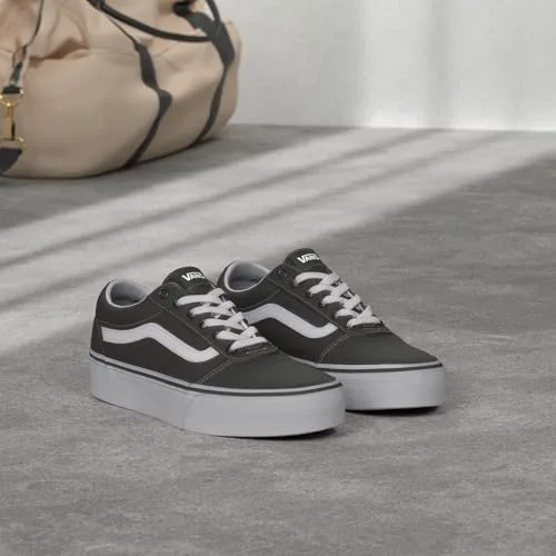 Vans ▫️ Ténis Ward Platform, Patchwork Azul Claro, 36 EU 2