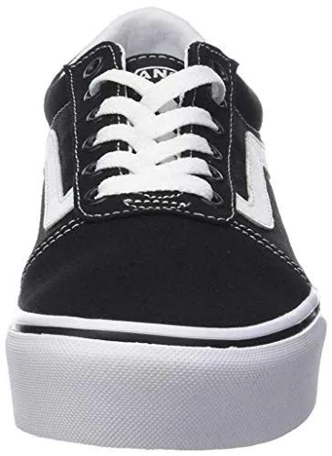 Vans ▫️ Ténis Ward Platform, Patchwork Azul Claro, 36 EU 5