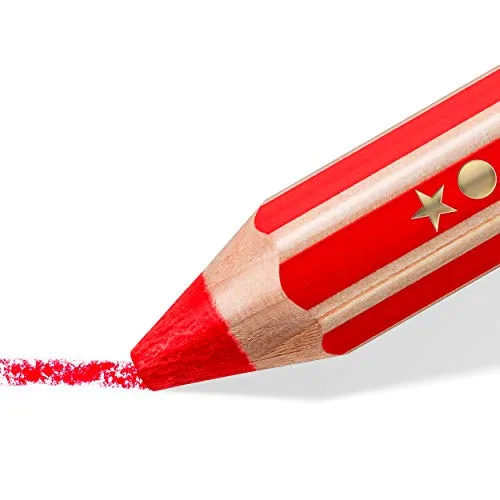 STAEDTLER ▫️ Noris junior 140 Lápis 3 em 1 – 12 cores 5