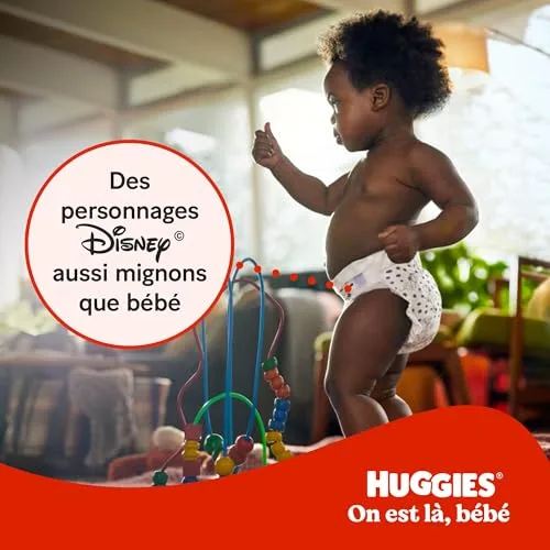 HUGGIES ▫️ Little Movers – Fraldas para bebé com motivos da Disney, Tamanho 5 (11-25 kg), conforto para a pele 24 horas por dia, 7 dias por semana, 3 embalagens de 42 unidades, total de 126 fraldas 4