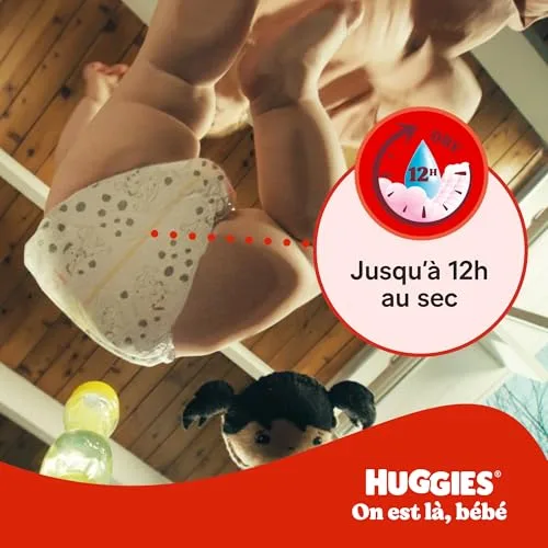 HUGGIES ▫️ Little Movers – Fraldas para bebé com motivos da Disney, Tamanho 5 (11-25 kg), conforto para a pele 24 horas por dia, 7 dias por semana, 3 embalagens de 42 unidades, total de 126 fraldas 5
