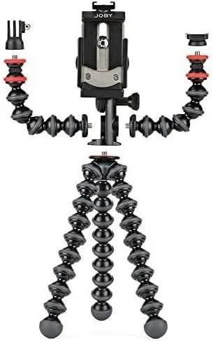 JOBY ▫️ GorillaPod Mobile Rig, Kit, Inclui Dois Braços, para Smartphone, iPhone, Vlogging, Vídeo do Youtube, JB01533-BWWW