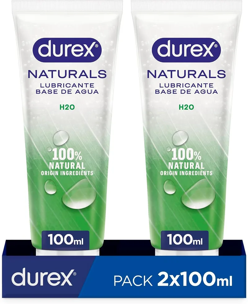 Durex ▫️ Naturals Gel de Higiene Íntima, Preto, 100 ml x 2 unidades