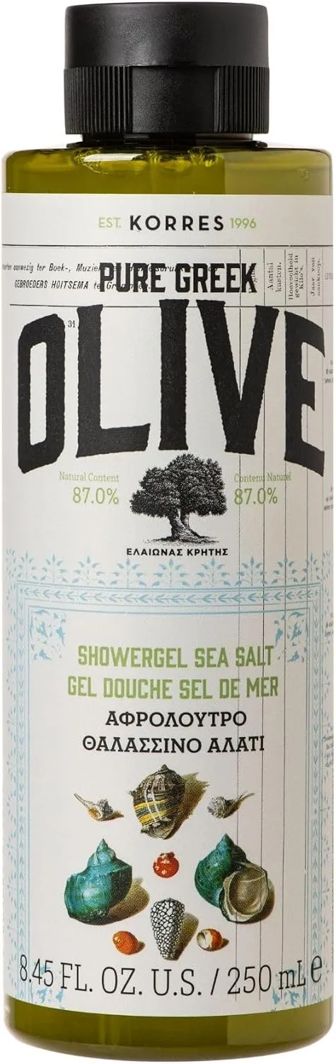 KORRES ▫️ OLIVE Gel de banho com sal marinho 250 ml