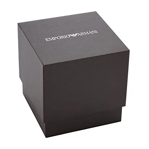 Emporio Armani ▫️ Relógio analógico para homem, com mecanismo de quartzo e bracelete em aço inoxidável AR11575, 7