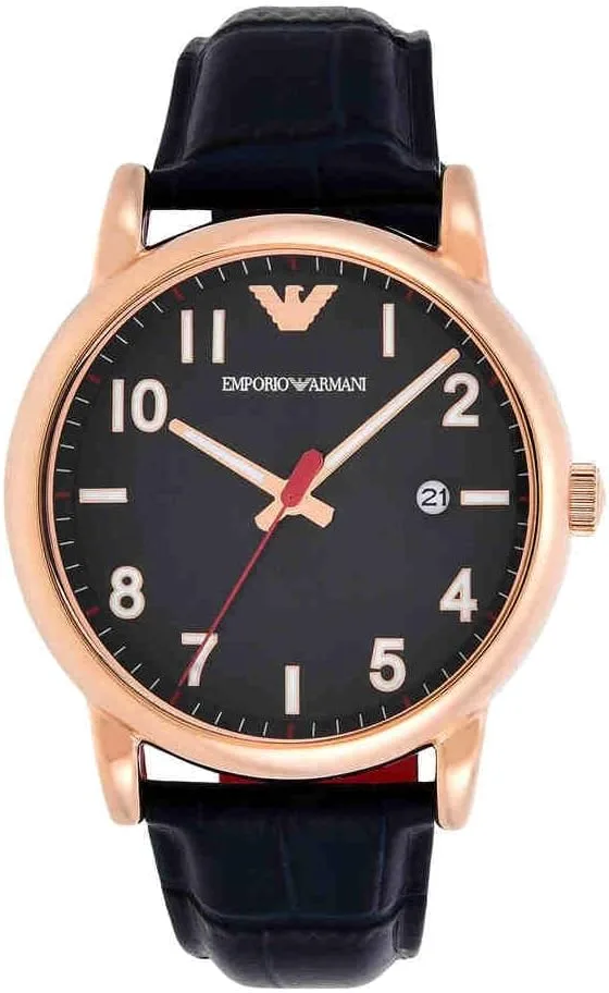 Emporio Armani ▫️ Relógio analógico para homem, com mecanismo de quartzo e bracelete em aço inoxidável AR11575,