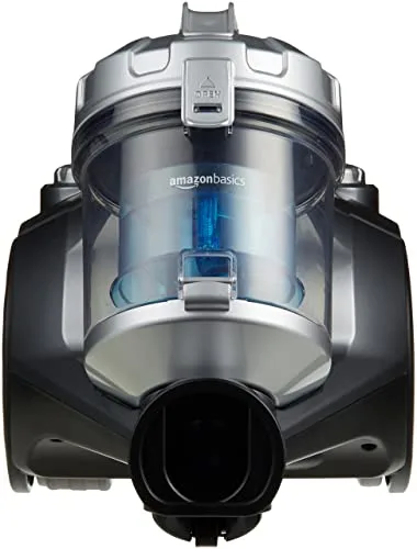 Amazon Basics ▫️ Aspirador de cilindro potente sem saco, para pisos duros e alcatifas, filtro HEPA, compacto e leve, 700 W, 1,5 l (UE), Preto 5