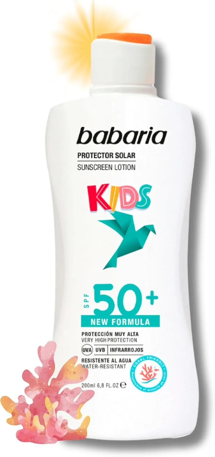 Babaria ▫️ Leite Protetor Solar Infantil FPS 50+ - 200 ml