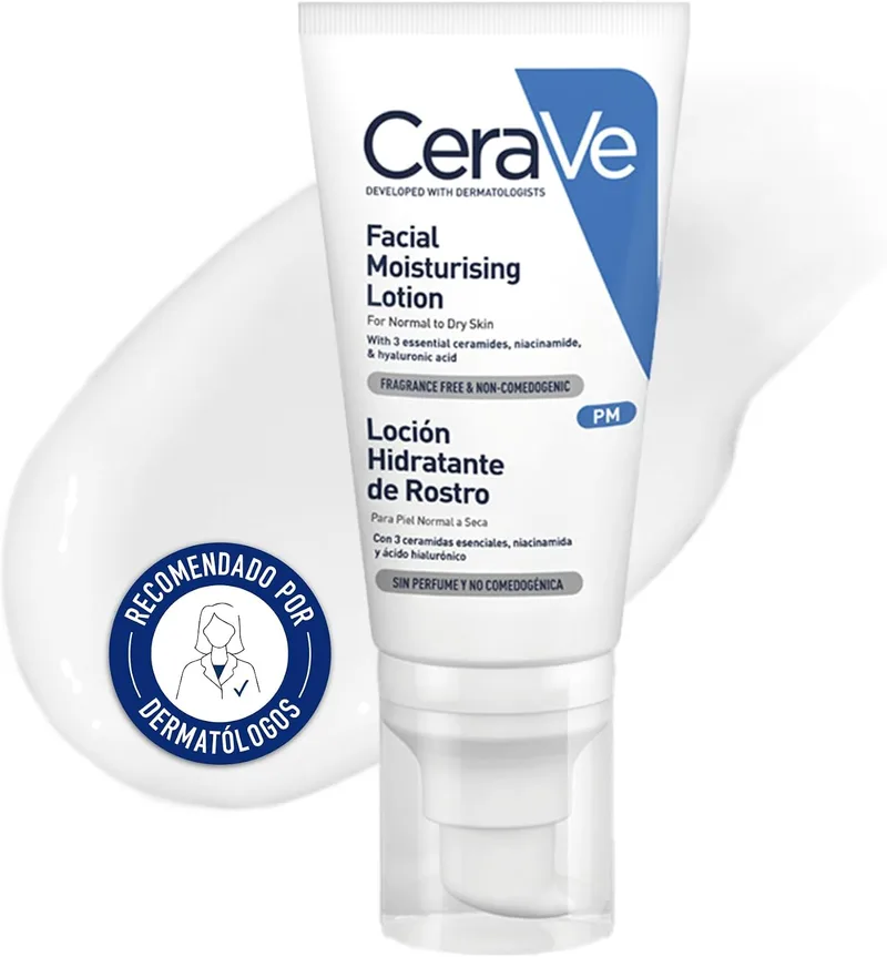 CeraVe ▫️ Loção Hidratante Facial Creme hidratante de noite, 52 ml