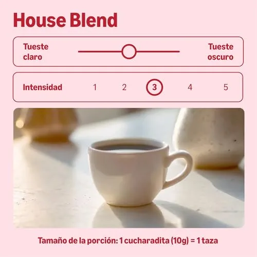 by Amazon ▫️ da Amazon Café Moído House Blend, Torra Média, 1,36 kg (6 embalagens de 227 g), Certificado pela Rainforest Alliance 3