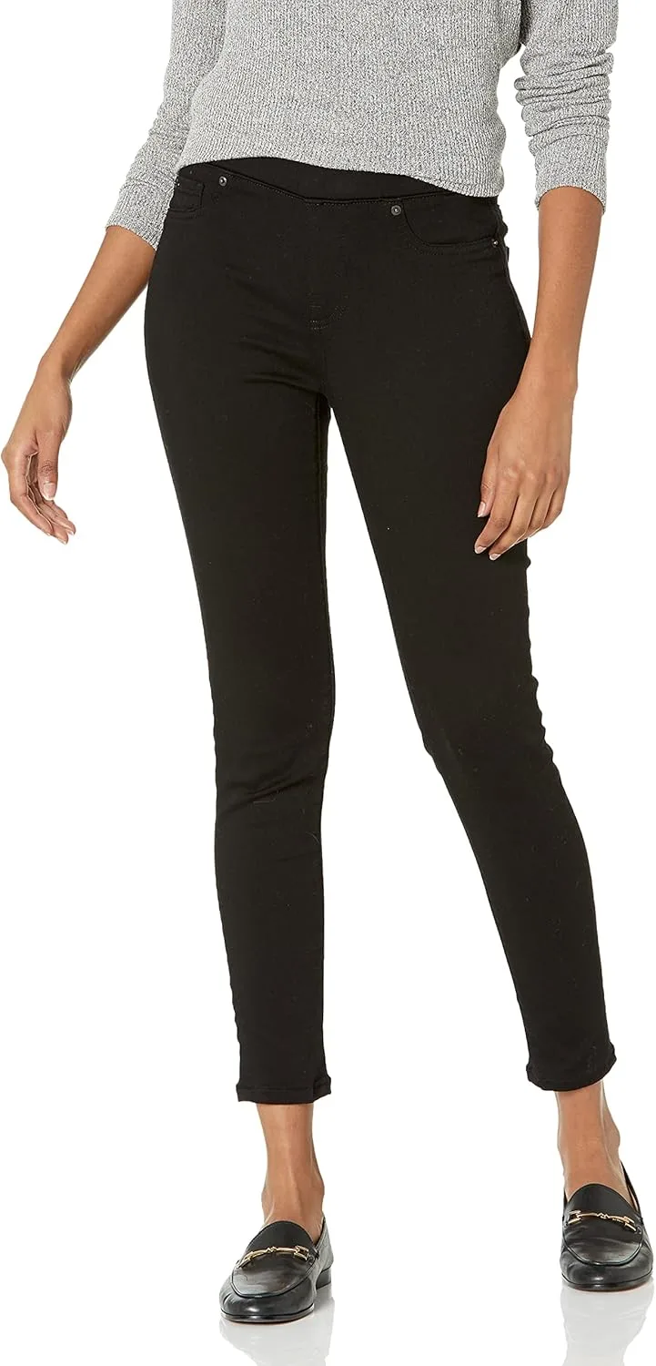 Amazon Essentials ▫️ Jeggings Elásticos de Cintura Média para Mulher - Cores alternadas