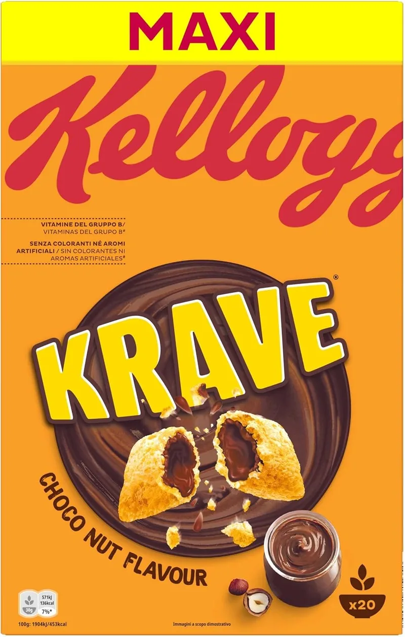 Kellogg's ▫️ Krave Choco Nut 600g