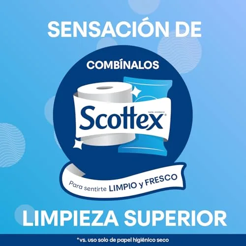Scottex ▫️ Papel Higiênico Acolchado - 63 rolos (7 embalagens de 9 rolos) - Papel Higiênico de 3 camadas 6