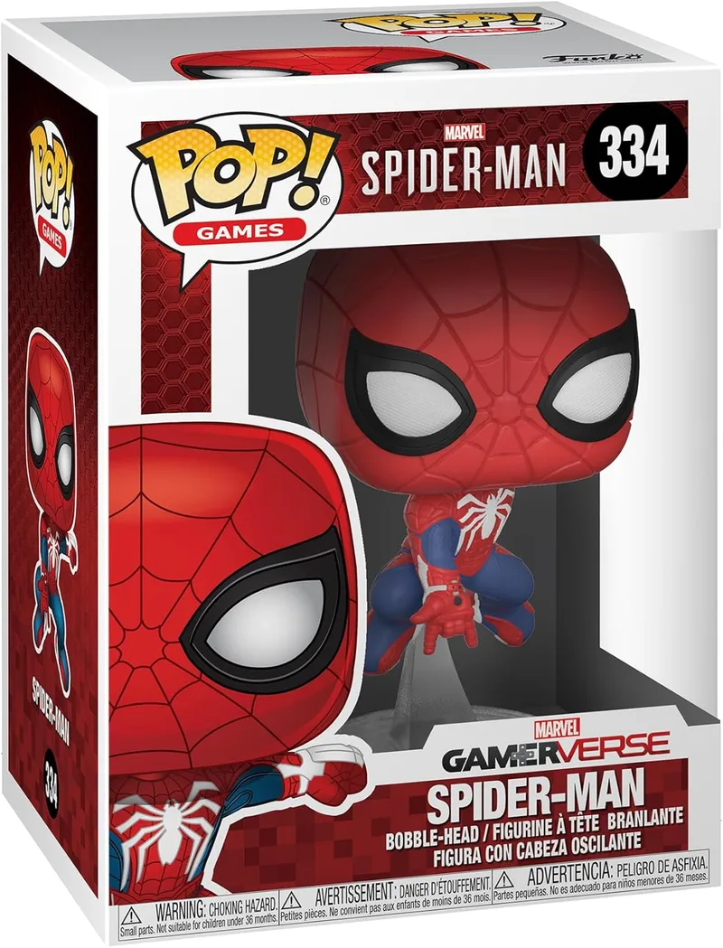 Funko ▫️ Pop! Vinyl: Jogos: Marvel - Homem-Aranha - Gamerverse - Figura de vinil colecionável - Ideia para presente - Produtos oficiais - Brinquedos para crianças e adultos - Fãs de videojogos