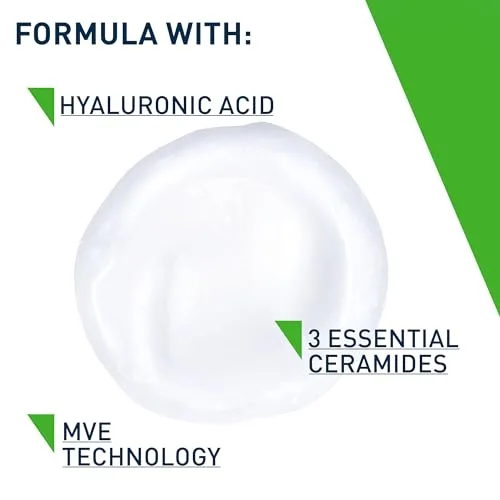 CeraVe ▫️ Loção de limpeza com ácido hialurónico, glicerina e três ceramidas essenciais, limpeza suave e hidratante, sem perfume nem fragrâncias, 88 ml 5