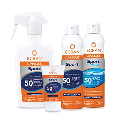 Ecran ▫️ Sunnique Sport - Bruma Solar FPS 50+ Aqua para Pele Molhada - 250 ml 5
