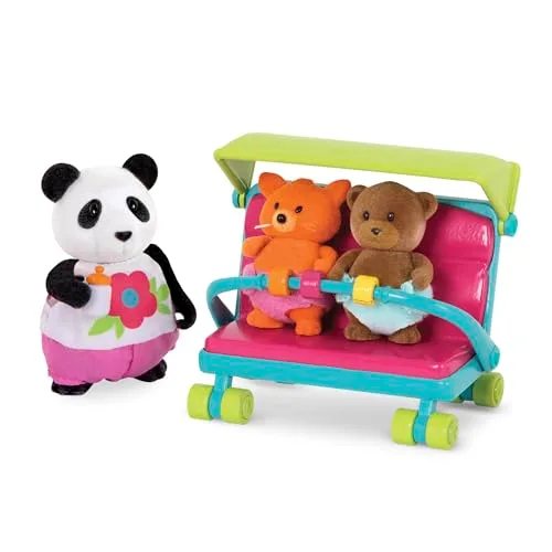 Li’l Woodzee ▫️ z, Conjunto de babá com carrinho duplo 2