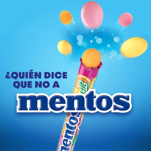 Mentos ▫️ Pocket, Pastilhas elásticas sem açúcar, Sabor a morango, Embalagem de 10 unidades 7