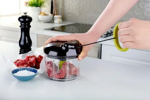 Tefal ▫️ 5 Segundos - Picador Manual 900 ml | 2 lâminas de aço inoxidável, sem eletricidade, rápido e seguro, para legumes, cebola, frutos secos, guacamole, fácil de limpar 3