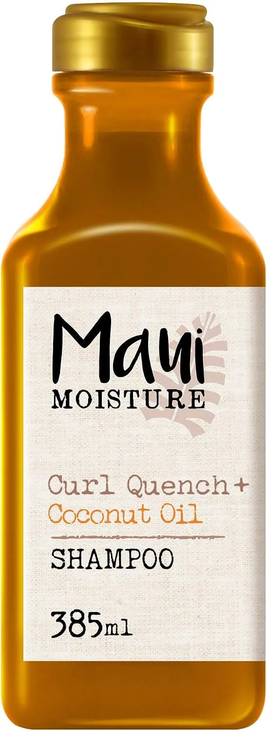 Maui Moisture ▫️ Cuidados capilares, Curl Quench+, óleo de coco, champô para cabelos grossos e encaracolados, 385 ml ()