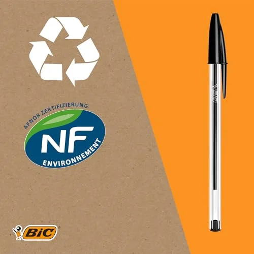BIC ▫️ Canetas esferográficas Cristal Original com ponta média (1,0 mm) – Cores variadas, embalagem com 2 blisters de 10 unidades 4