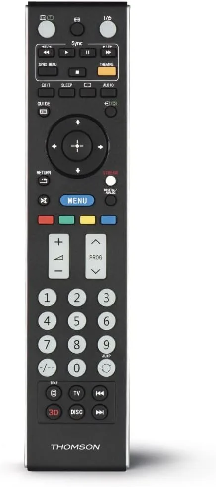 THOMSON ▫️ ROC1128SONY - Comando à distância compatível com televisores da marca Sony, cor preta