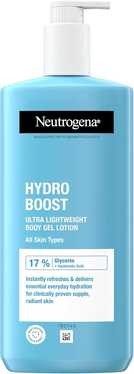 Neutrogena ▫️ Hydro Boost Body Lotion Gel - Creme Hidratante Ultraleve com Ácido Hialurónico, para peles normais a secas, 400 ml