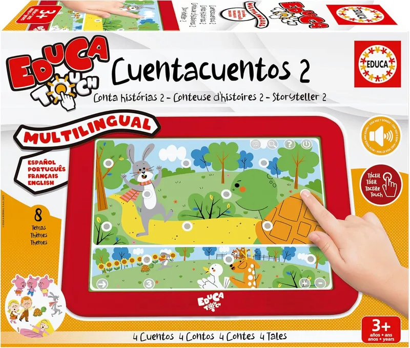 Educa ▫️ EducaTouch Junior | Era Uma Vez Um Contador de Histórias 2 | Música, Canções, Jogo Educativo para Crianças | Idade 2+ (17952)