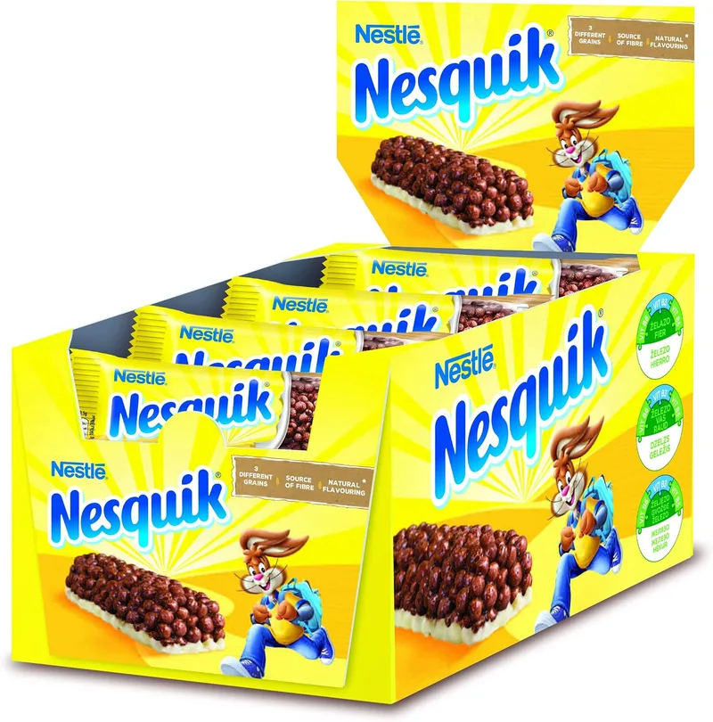 Cereales Nestlé ▫️ Barra Nesquik com Cereais 16x25 g