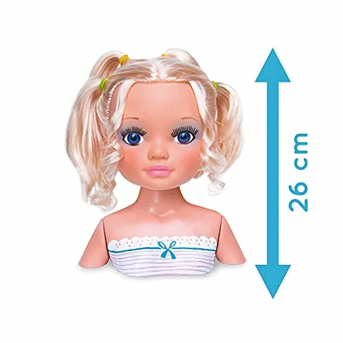 Nancy ▫️ Um Dia de Segredos de Beleza Loira, boneca com cabelo comprido para pentear e maquilhar, com acessórios de beleza como pentes, pincéis, pestanas postiças ou autocolantes, cores variadas 3