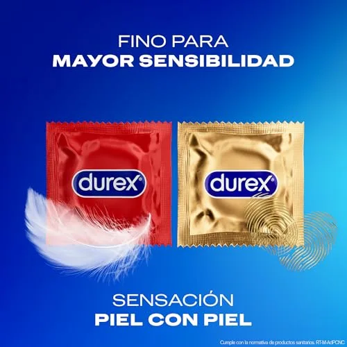 Durex ▫️ Embalagem de preservativos Sensitivo Suave + Sensitivo Contacto Total + Real Feel sem látex, Embalagem económica com 39 preservativos 4