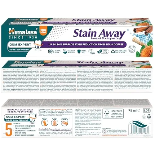 Himalaya ▫️ Pasta de dentes Stain-Away (1 EMBALAGEM) 2